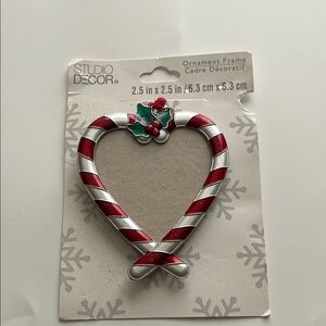 Studio Decor Red‎ and Silver Heart Ornament Frame